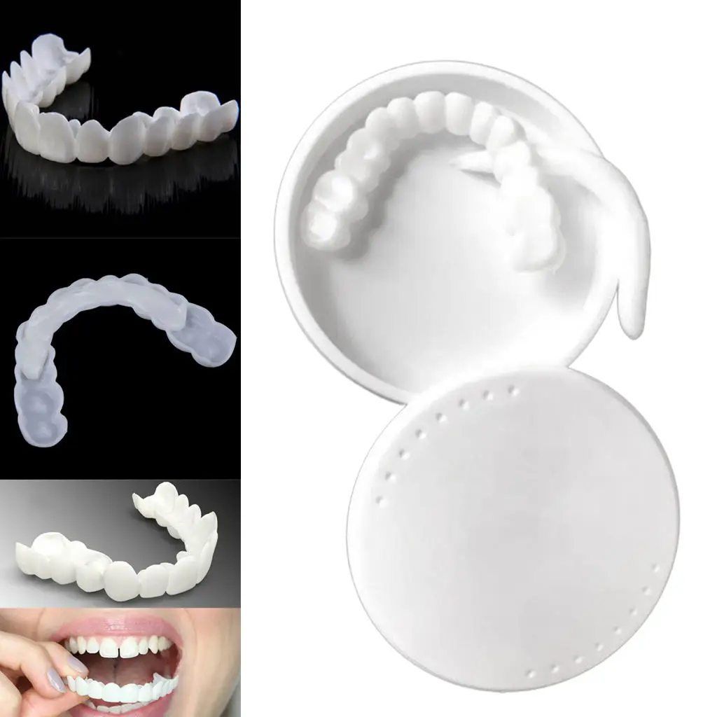 Нови горни и долни изкуствени челюсти Покриват идеални фасети за усмивки, Комфортни скоби за протезиране, избелване на зъби